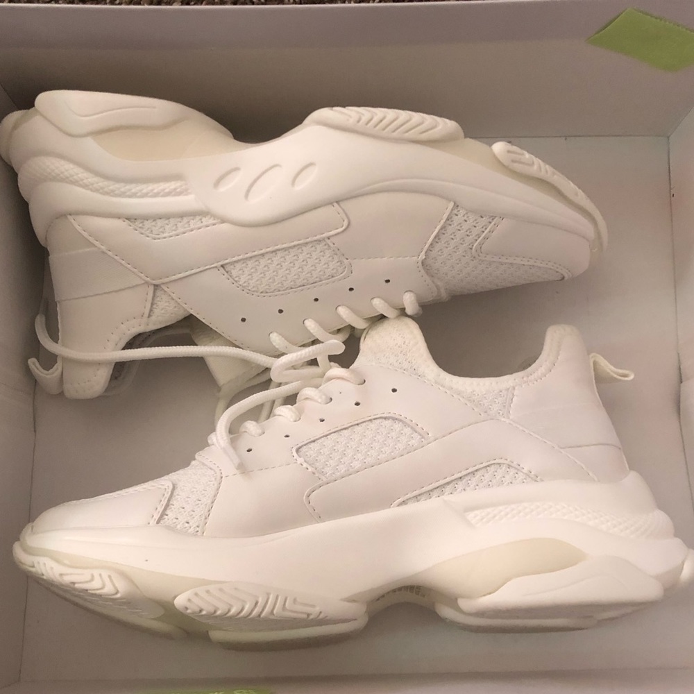 White sneakers